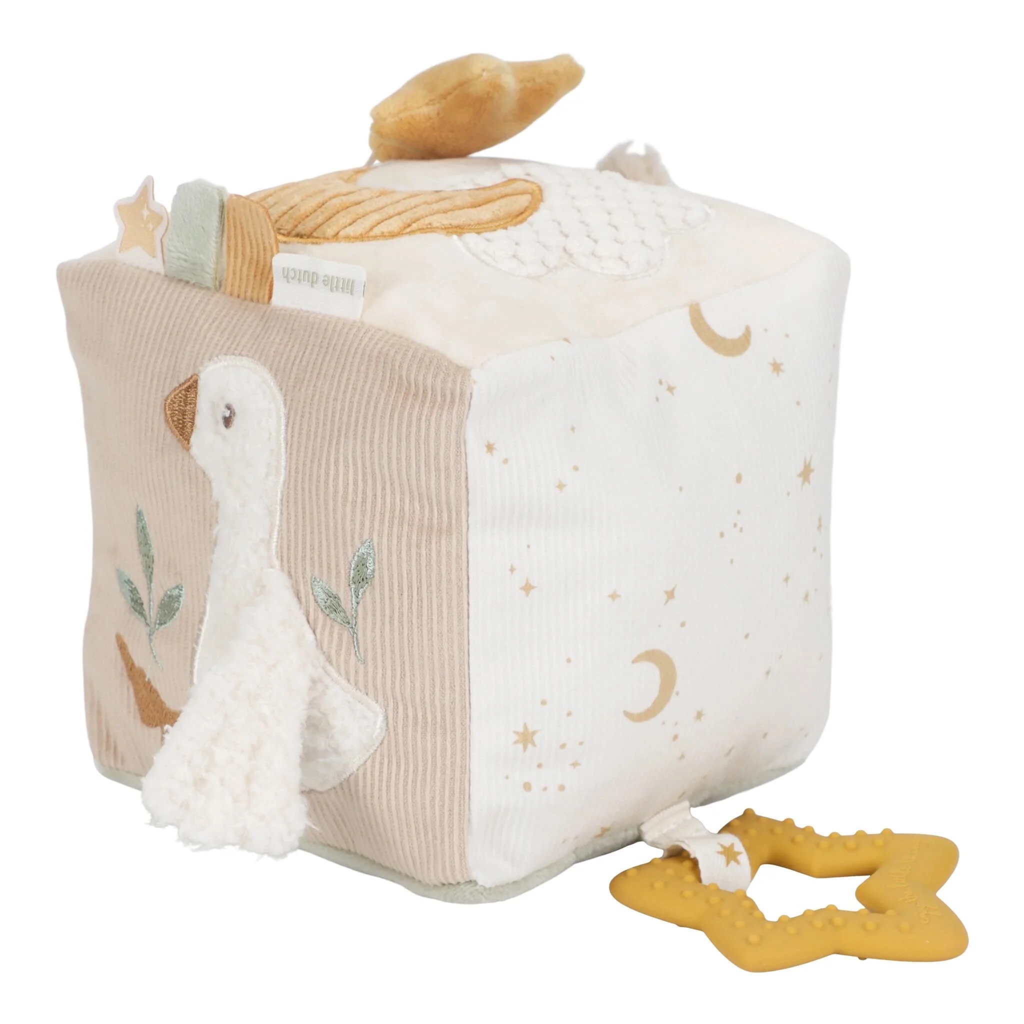 Little Dutch Activiteitenkubus beige Newborn Naturals