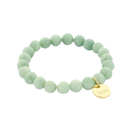 biba armband natuursteen kralen Green Jade