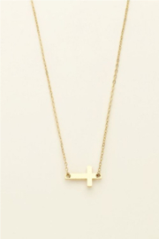 my jewellery ketting met kruisje goud