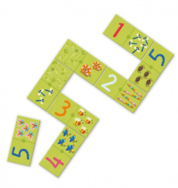 Djeco spel | domino dieren 1,2,3