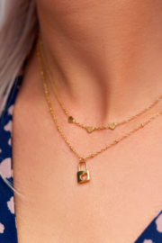 My Jewellery ketting | drie hartjes goud