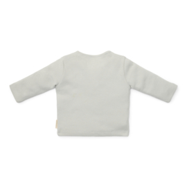 Little Dutch new born little farm t-shirt lange mouw wafel soft green
