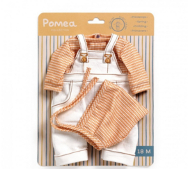 Djeco poppenkledingset pomea | cannelle 32 cm