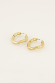 My Jewellery oorbellen | oorringen met twist goud