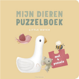 Boek Little Dutch boek mijn dieren puzzelboek | kartonboek