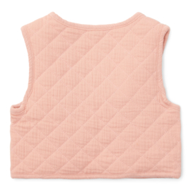 Little Dutch reversible gilet mousseline flower pink/white meadows