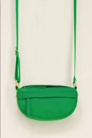 My jewellery tas crossbody groen met extra vak