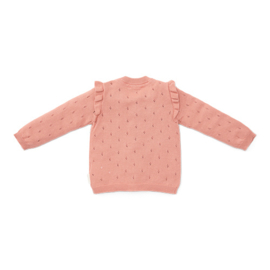 Little Dutch gebreid vestje rose pink