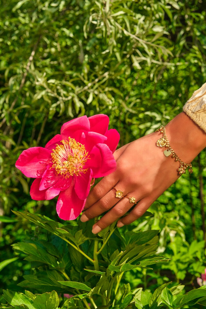 My Jewellery Botanical armband met candy bloemen