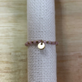 My Jewellery ring | stretch ring goud en lila.