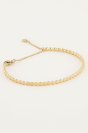 My Jewellery armband | mix bangle kleine bolletjes goud