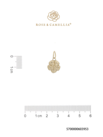 rose en camellia bedel bloem