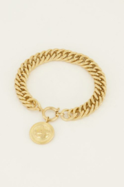 My Jewellery armband | schakelarmband munt goud