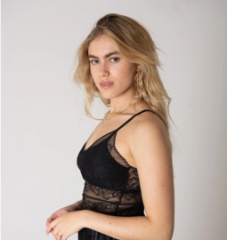 TILTIL Misu Lace Bralet Long | zwart