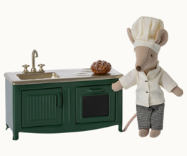 Maileg keuken muis donkergroen
