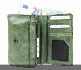 Bear Design kleine portemonnee | groen