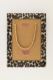 My jewellery Bold statement ketting small goud