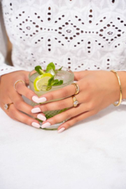 My jewellery ring | goud vintage onestone crystal.
