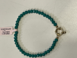 My Jewellery armband | gekleurde armband zeegroen*