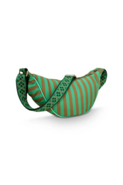 Pip Studio Freya Half Moon Cross Body Bag Stripe Green
