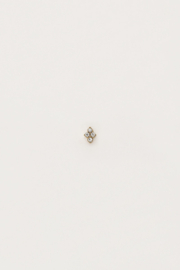 My jewellery Iconic oor piercing met strass steentjes goud