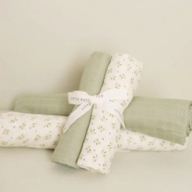 Little Dutch Swaddle Essentials Blueberry Leaves 120 cm