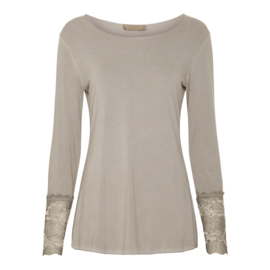 Marta Du Chateau t-shirt - long sleeved tee fango