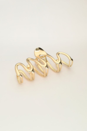 My jewellery gouden haarclip met twist