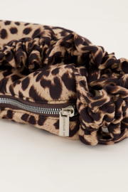 My Jewellery panterprint crossbody tas met ruffles