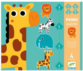 Djeco puzzel | primo in de jungle