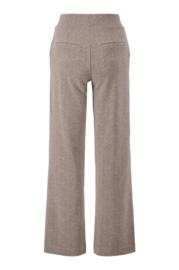 zusss broek jaquard broek twee kleurig beige/off white
