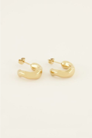 My Jewellery oorbellen | Open oorring met structuur
