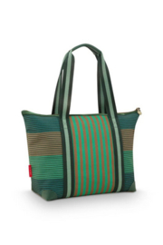 Pip Studio Tilda Tote Bag Medium Stripe Green