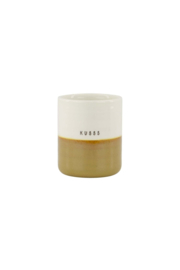 Zusss geurkaars reactive glaze kusss M honing