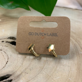 Go Dutch Label oorbellen | ringen met ster goud.