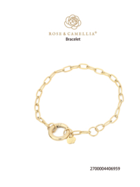 rose en camellia armband ronde sluiting