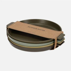 prospectt Norländer Outdoor ovalen bordjes set van 4