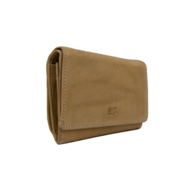 Bear Design overslag portemonnee 'Flappie' | beige