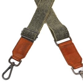 Bear Design Bag strap dot cognac