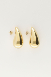 My Jewellery oorbellen | druppel groot goud
