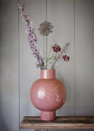 Pip studio metalen  vaas | roze 42cm