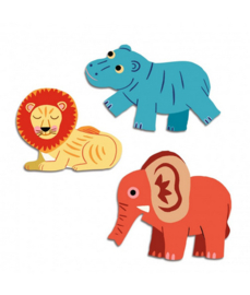 Djeco knutselen stickers dieren van de savanne