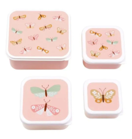 Little Lovely Company lunch & snackbox set | vlinders