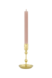 Zusss metalen kandelaar goud 15 cm
