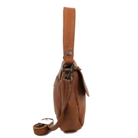 Bear Design schoudertas 'Len' cognac