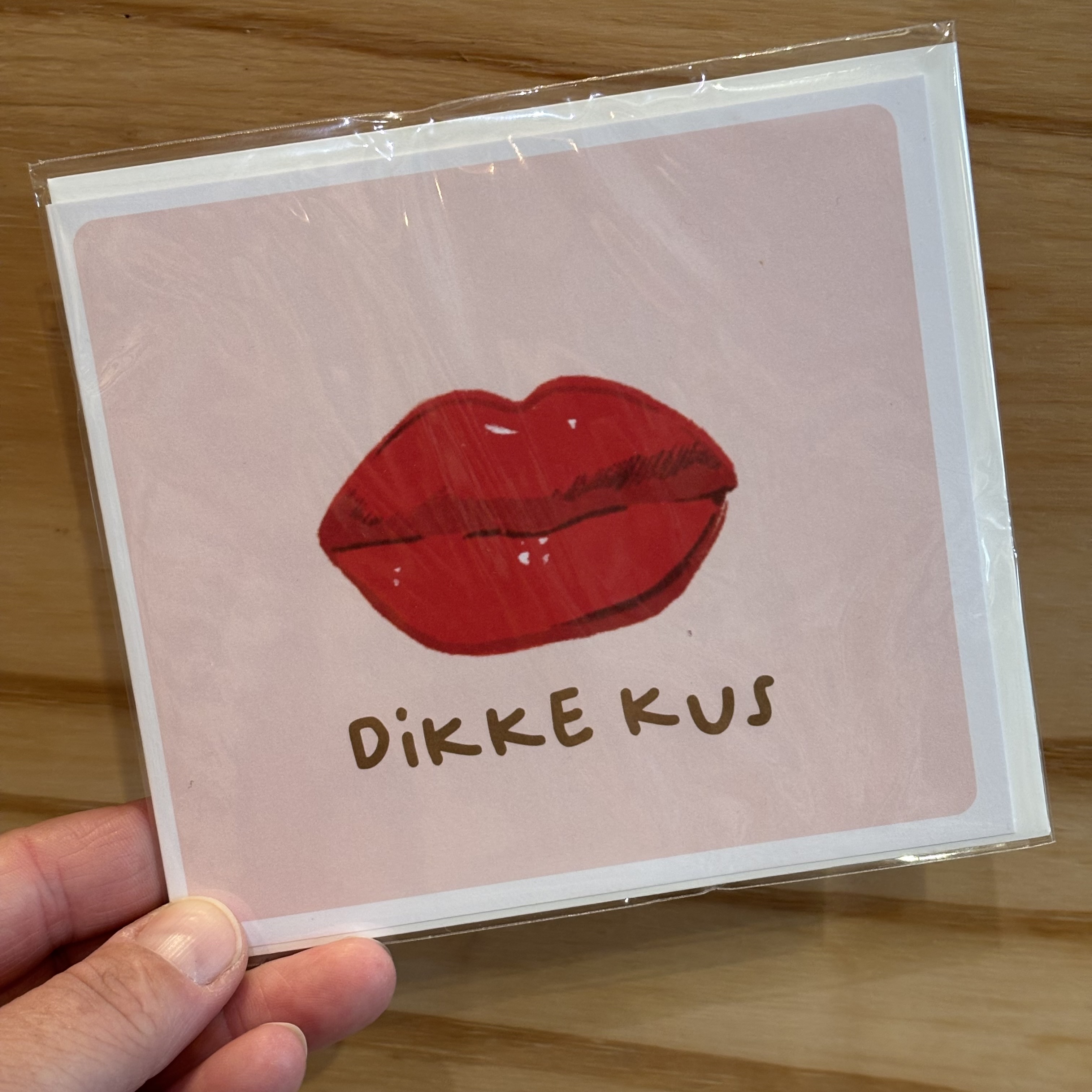 Pippa wenskaart dikke kus