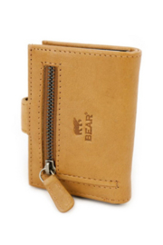 Bear design XL Pasjeshouder 'Mo' taupe