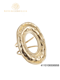 rose en camellia verstelbare ring