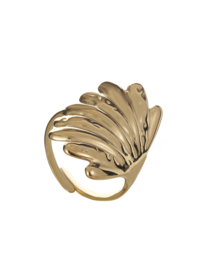 rose en camellia verstelbare ring
