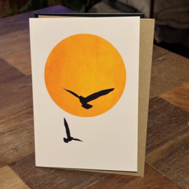 east end prints zon met vogels